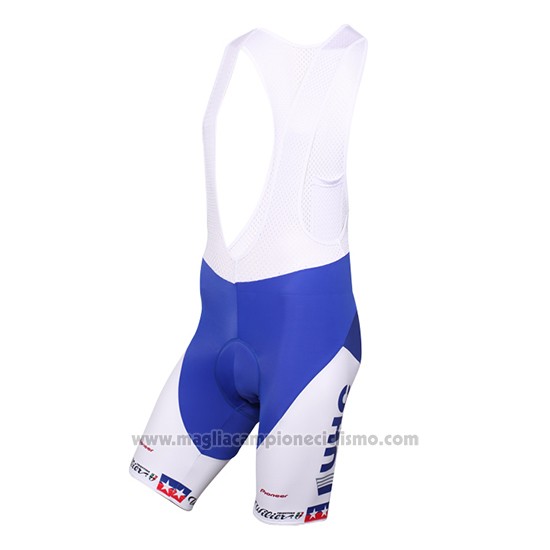 2016 Abbigliamento Ciclismo United Healthcare Rosso e Bianco Manica Corta e Salopette